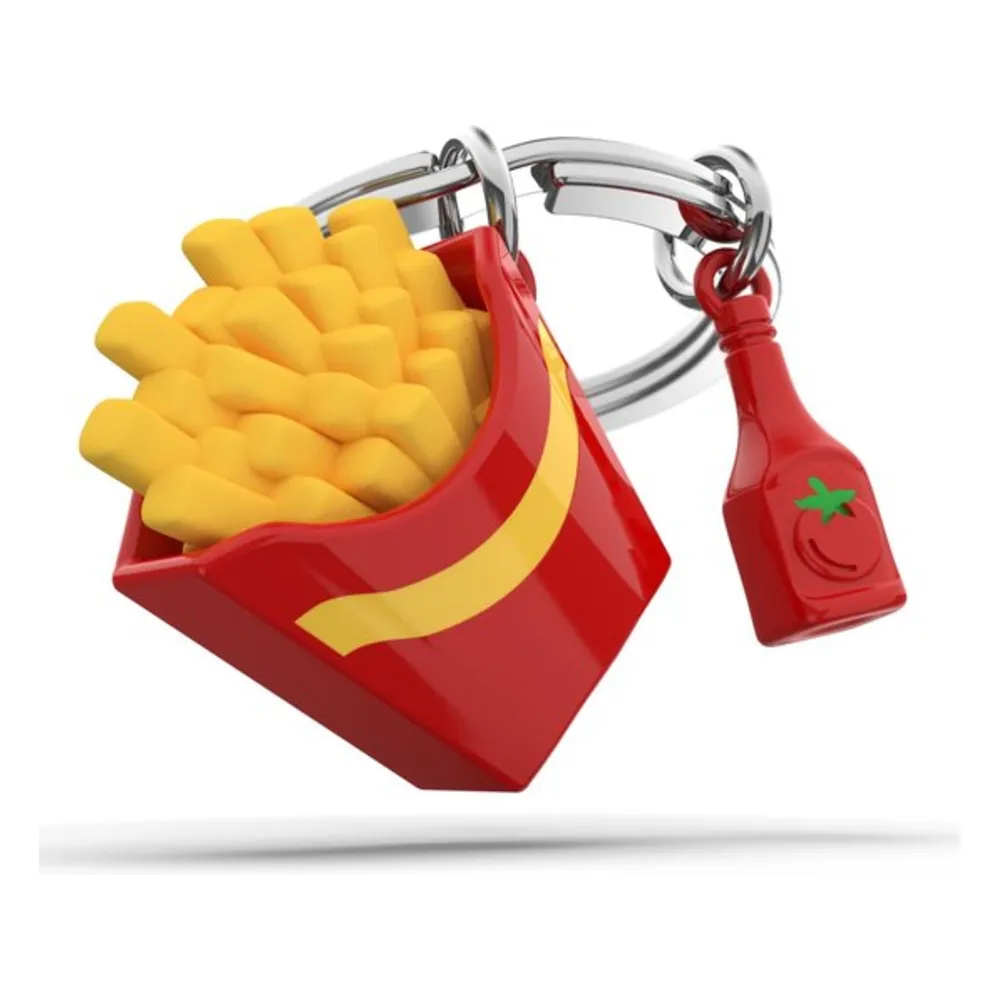 SLEUTELHANGER - FRIETJES MET KETCHUP
