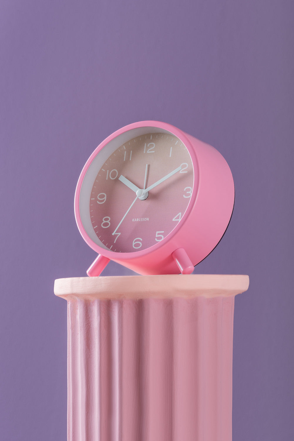 GRADIENT ALARM CLOCK - ROZE