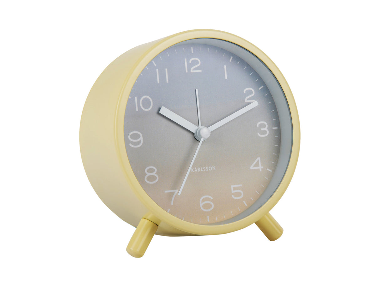 GRADIENT ALARM CLOCK - GEEL