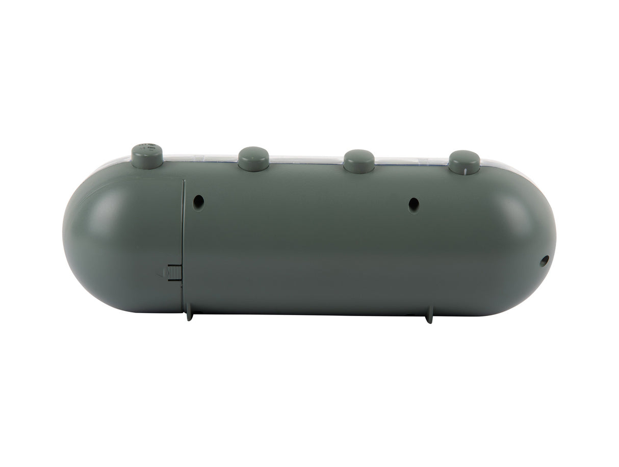 RETRO TUBE ALARM CLOCK + CALENDER FLIP - GROEN