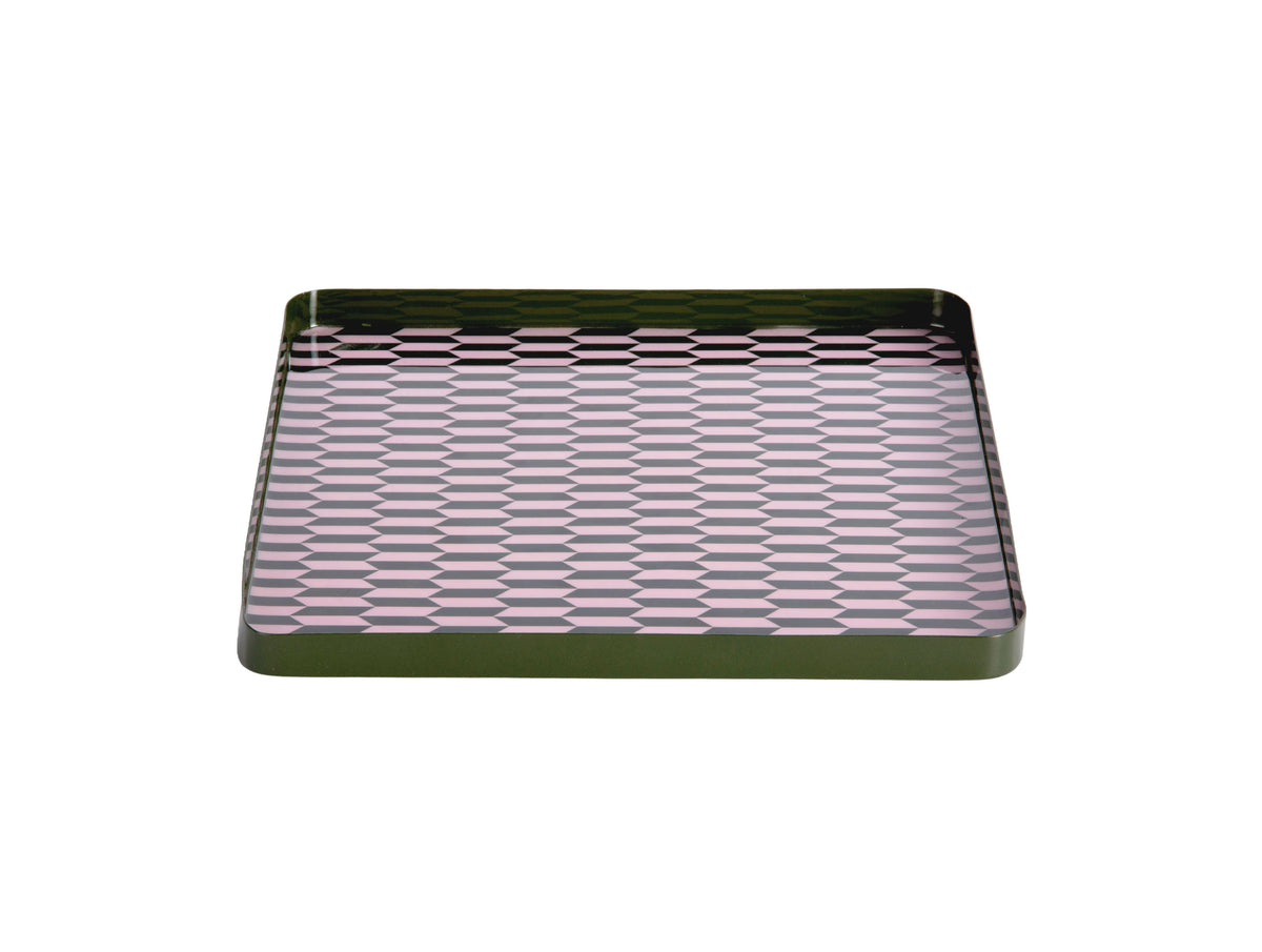 TRAY SALERNO - ALPINE GREEN/ SOFT PINK