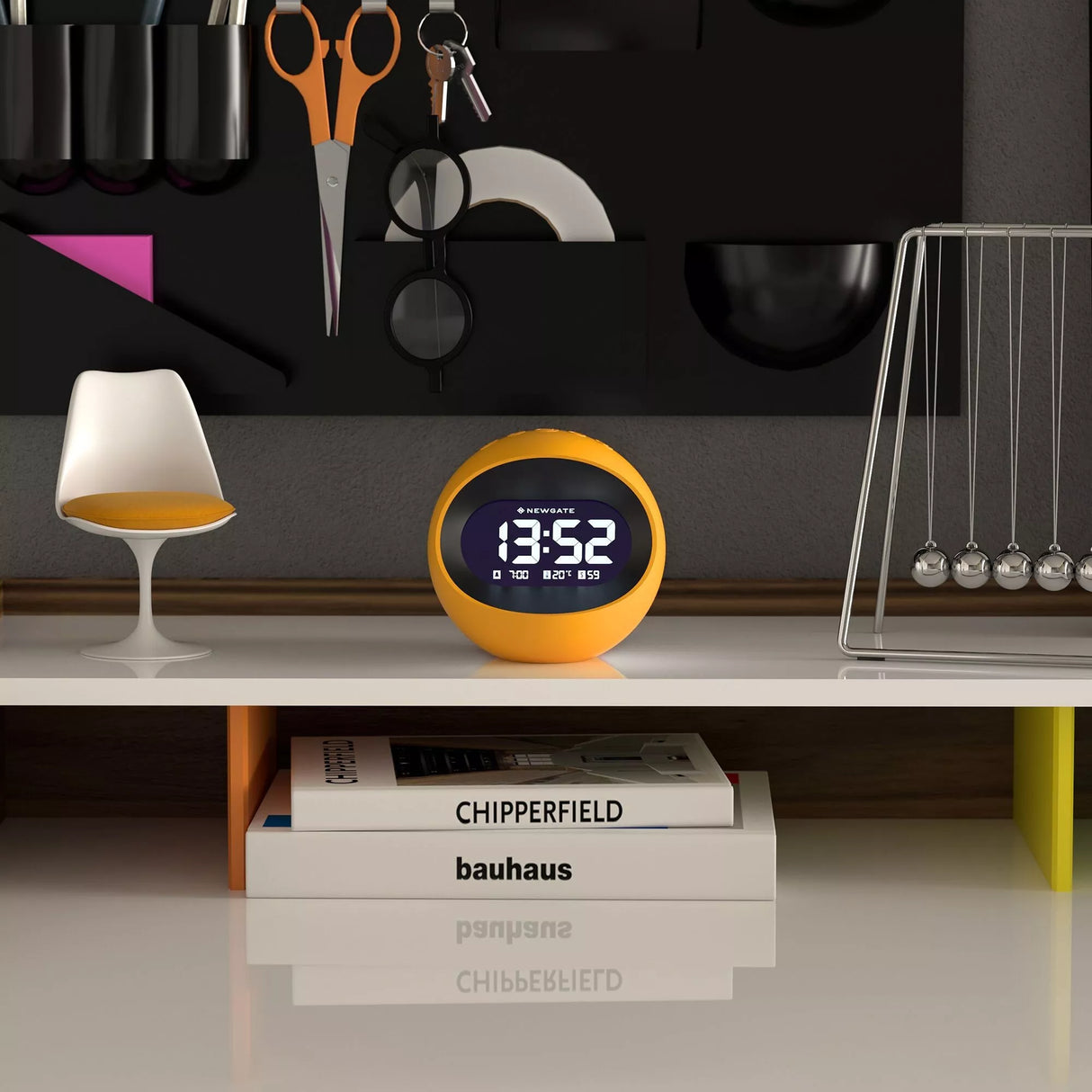 CENTRE OF THE EARTH ALARM CLOCK - GEEL