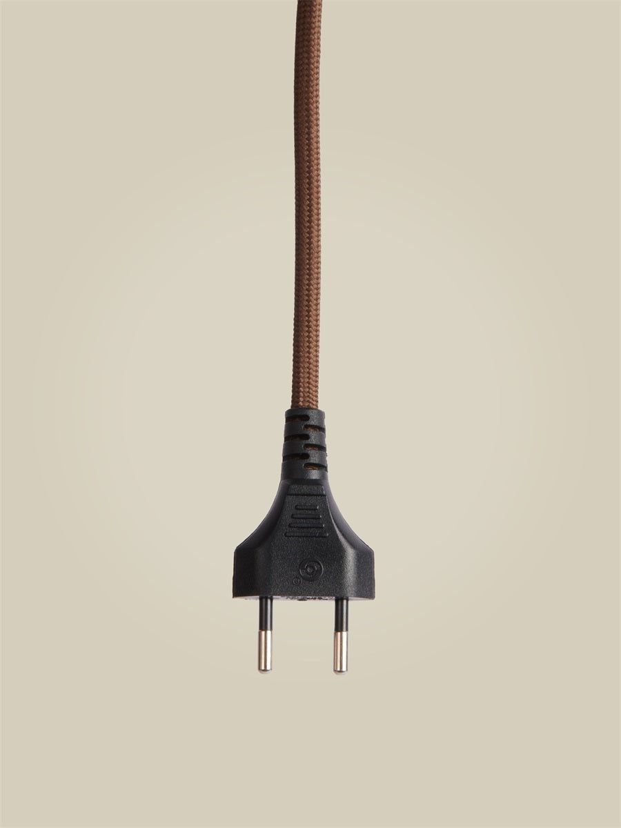 OKINAWA STAANDE LAMP - 1 SHADE - ASH TERRA BROWN