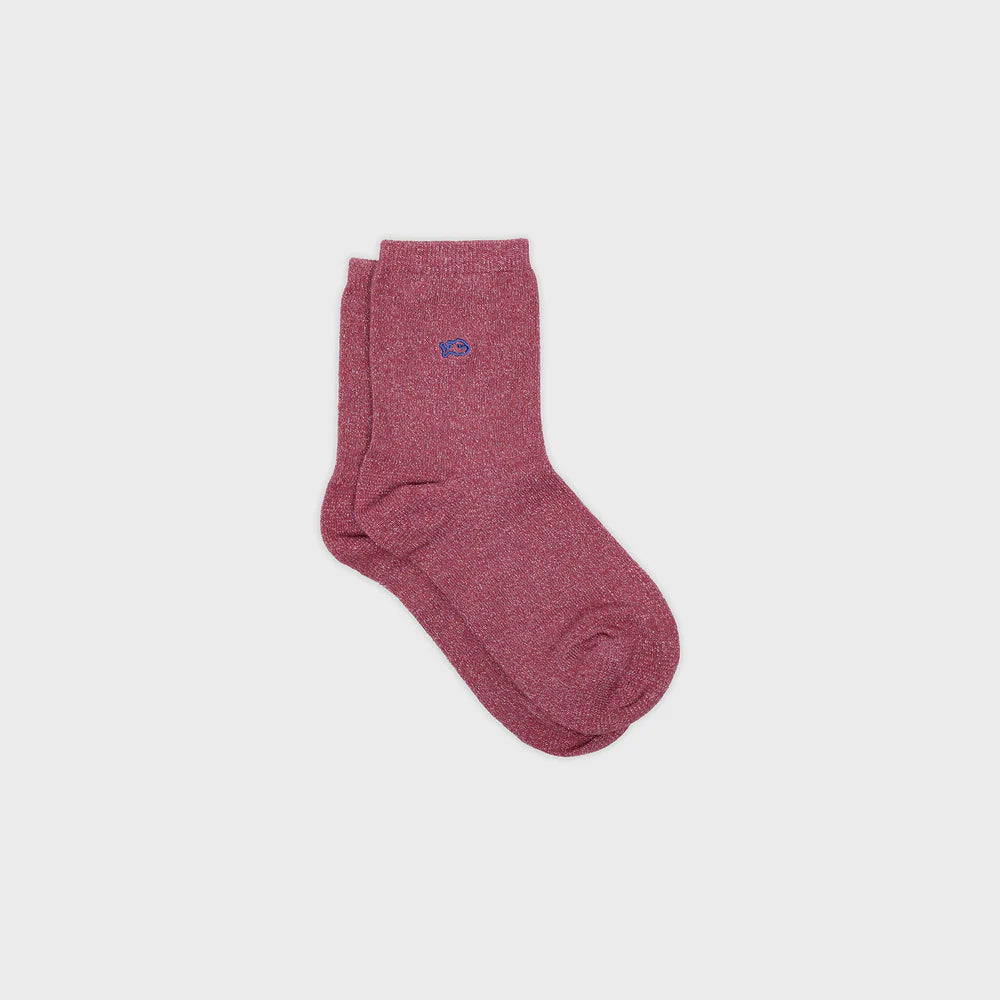 VROUWENSOKKEN - ROSEWOOD GLITTER