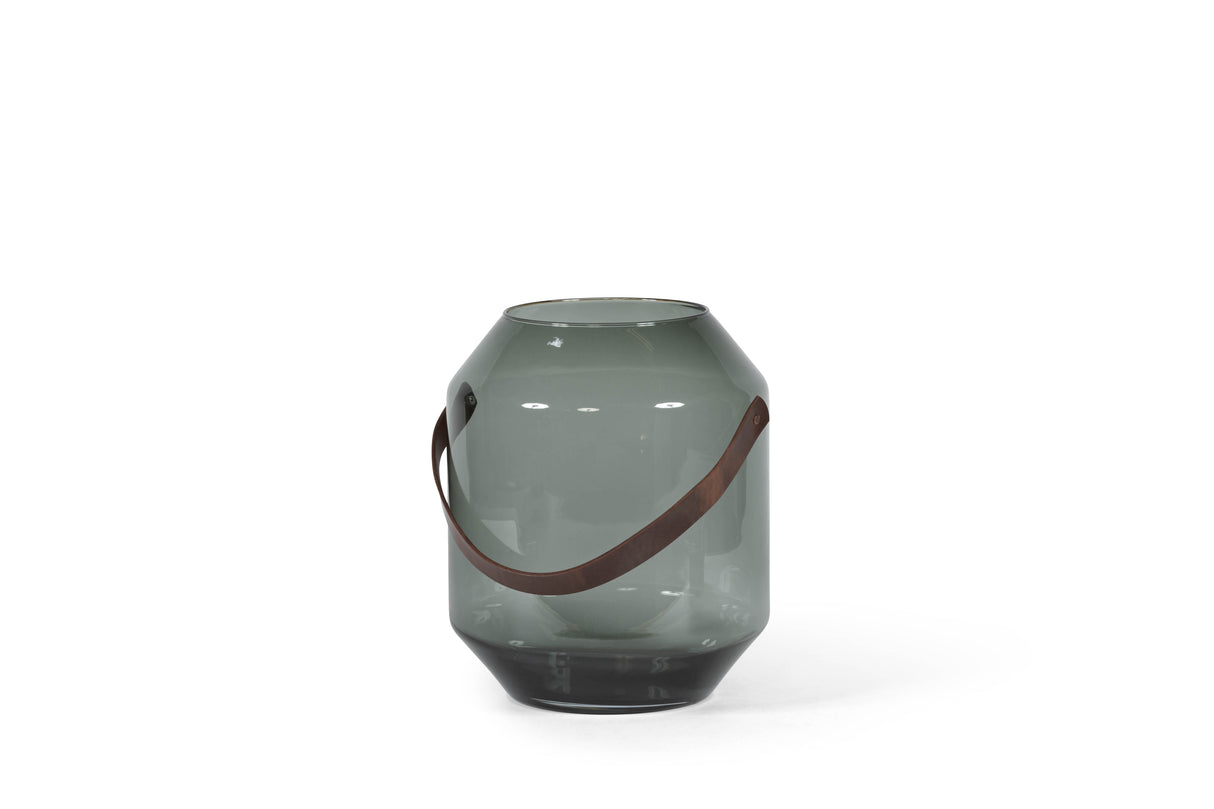 HOEKIG WINDLICHT MET LEDEREN HANDVAT - LARGE