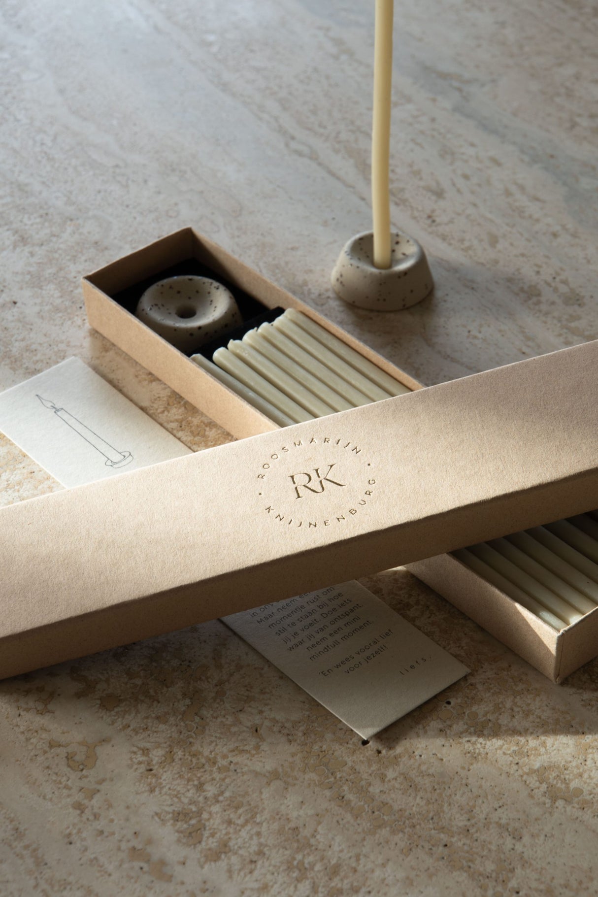 MINI MINDFUL MOMENT + 7 WITTE KAARSJES