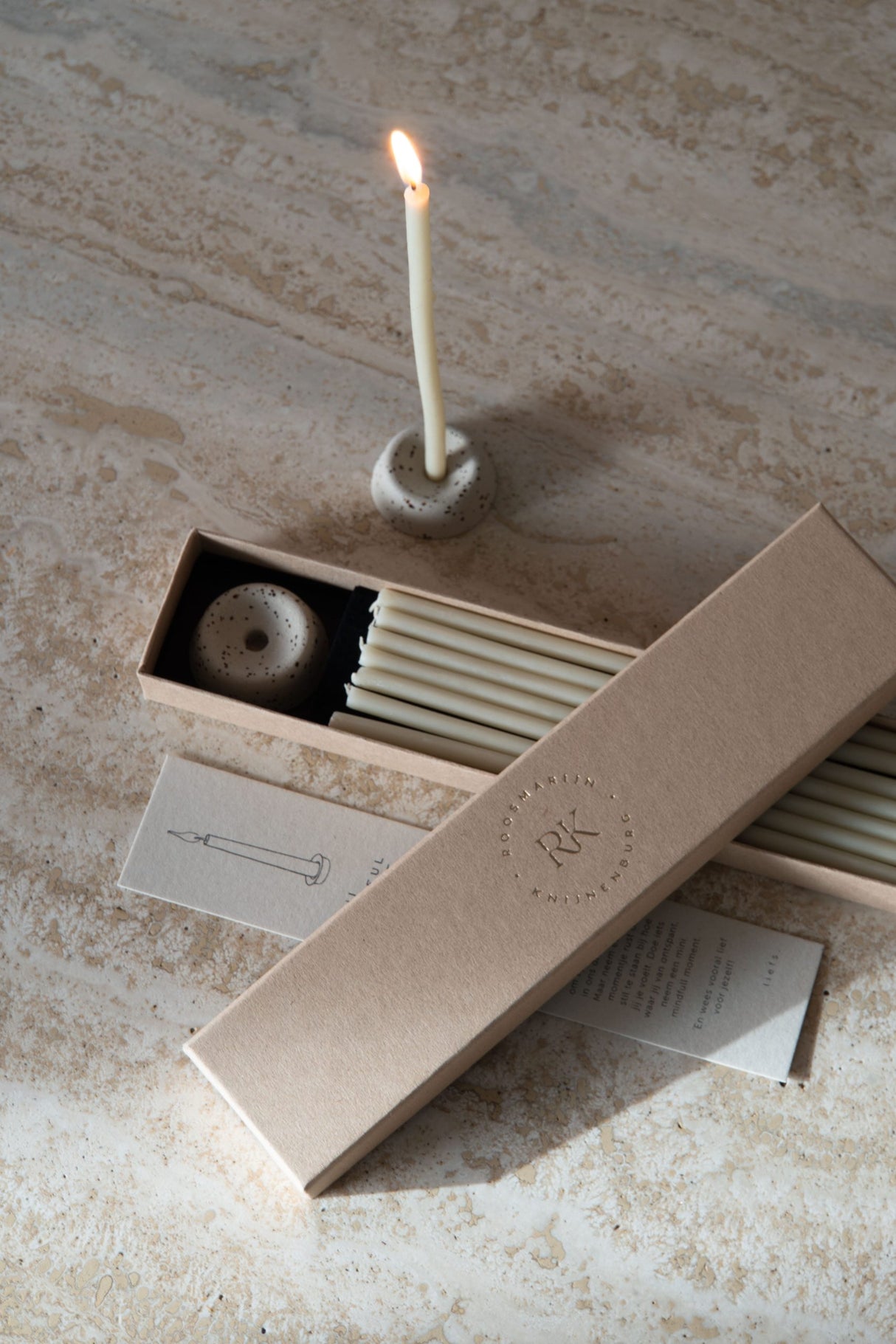 MINI MINDFUL MOMENT + 7 WITTE KAARSJES