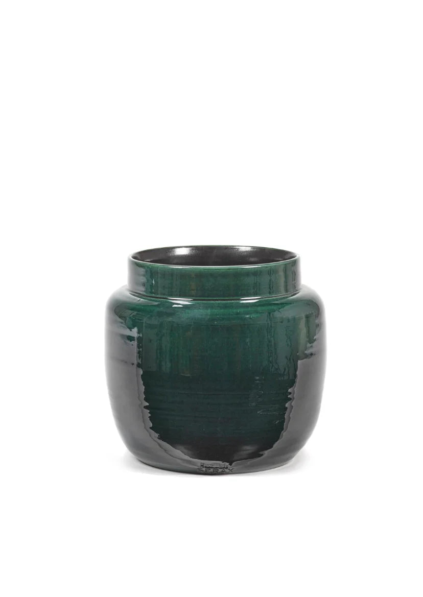 PLANTENPOT DARK GREEN - SMALL