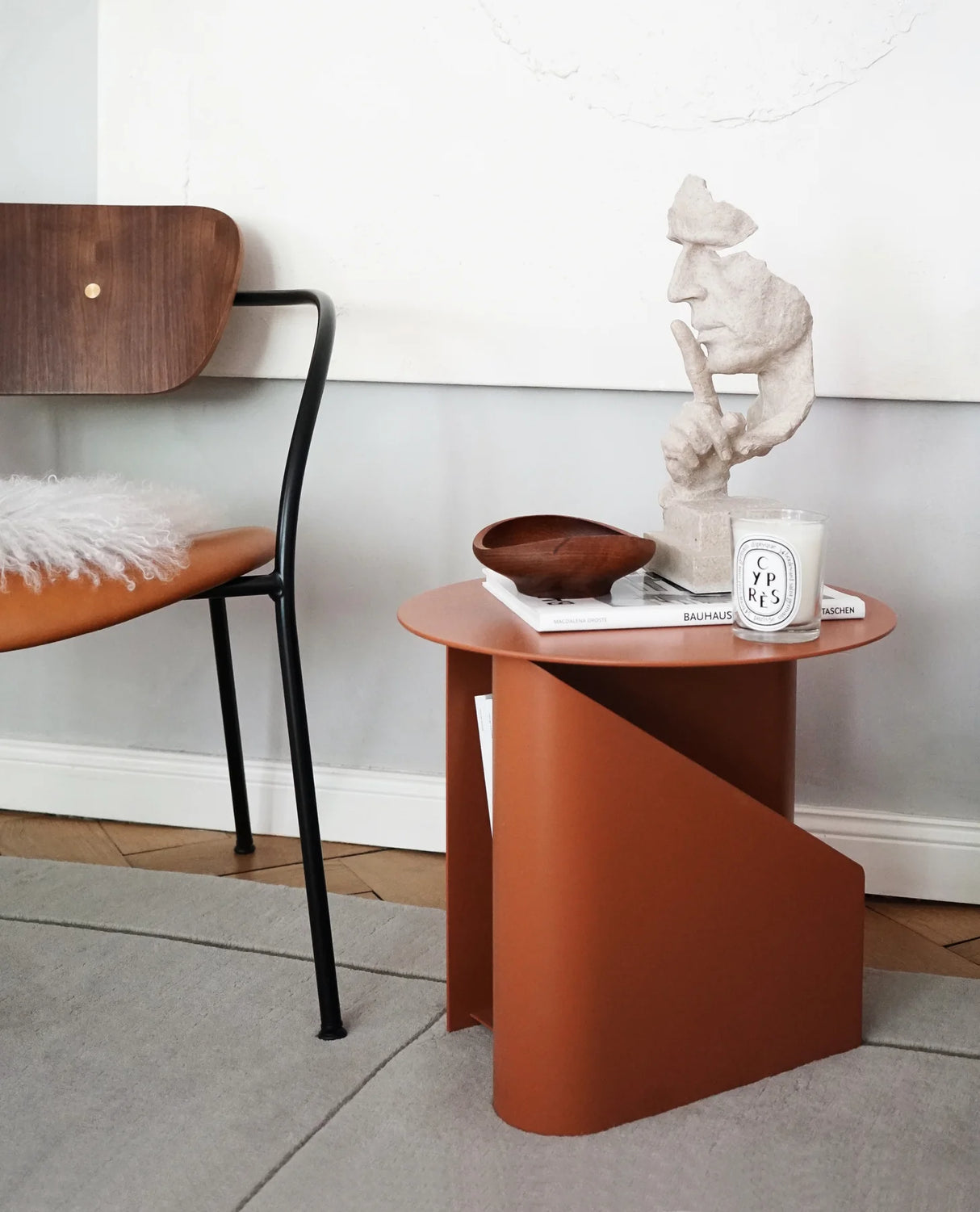 SENTRUM BIJZETTAFEL - BURNT ORANGE