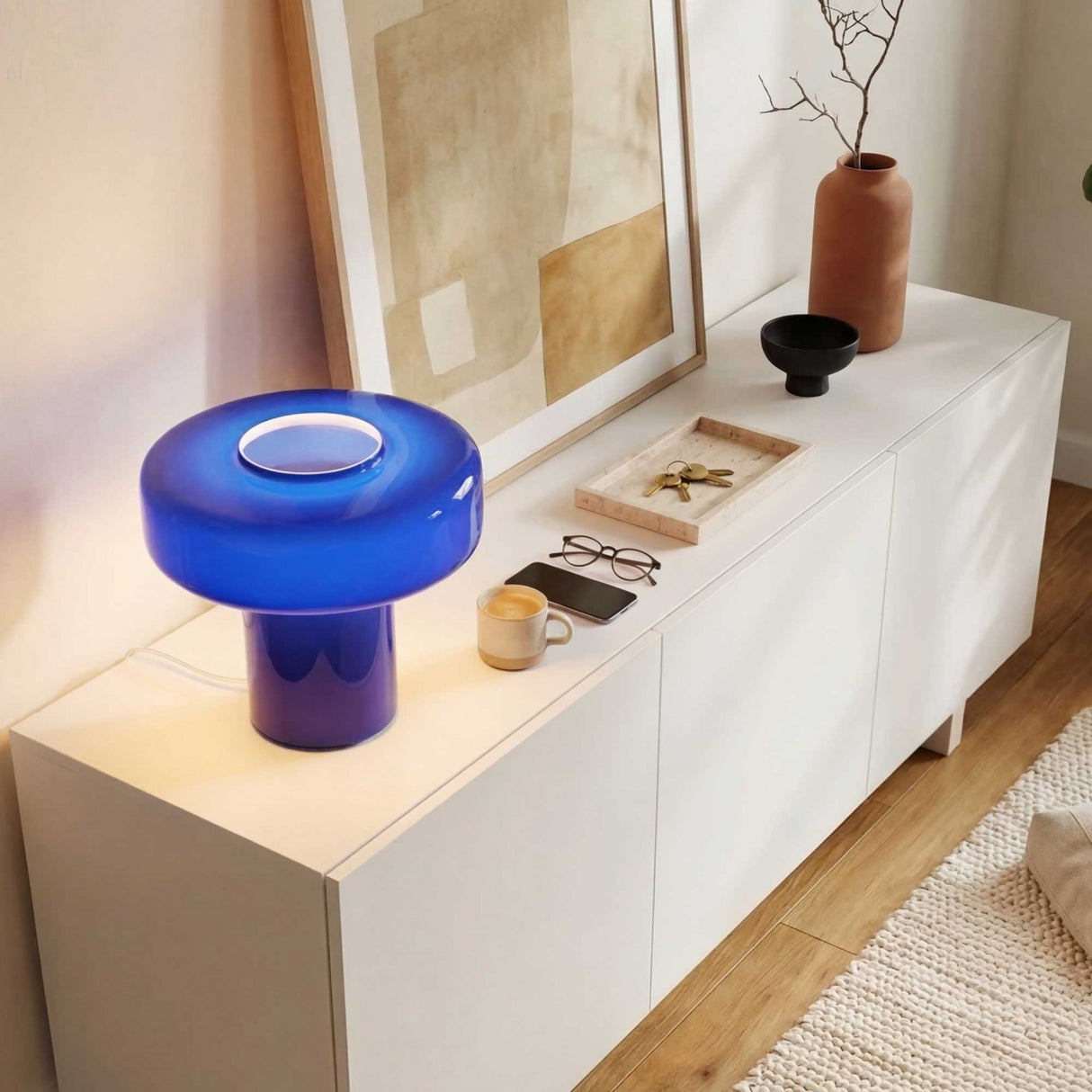 FOZA TAFELLAMP GROOT - BLUE