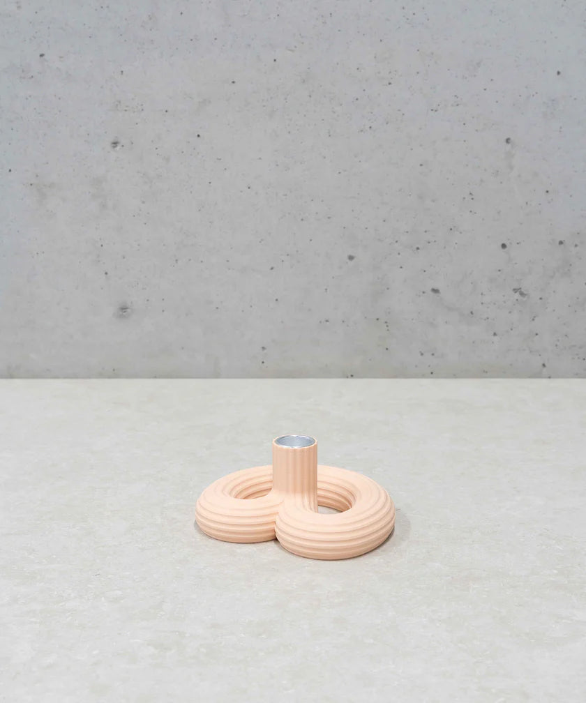 SINGLE CANDLE HOLDER - NUDE