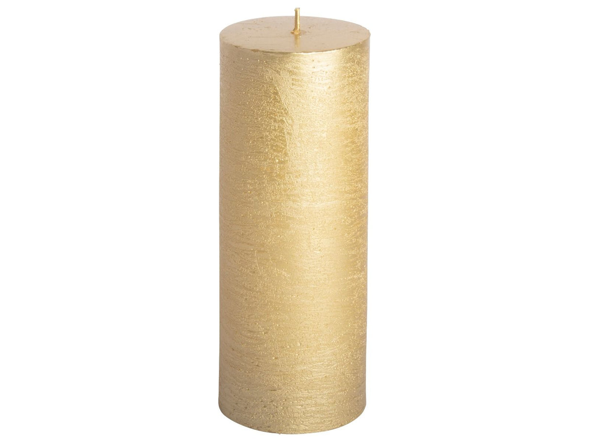 RUSTIEKE KAARS GOUD - LARGE