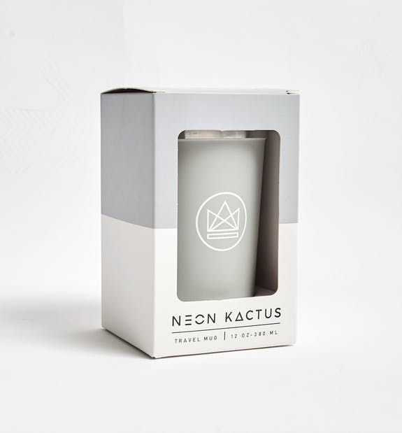 DUBBELWANDIGE KOFFIEBEKER / ROESTVRIJ STAAL