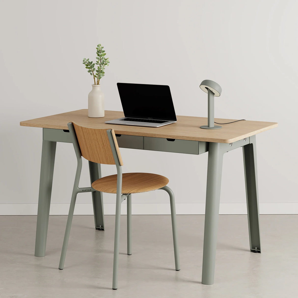 NEW MODERN DESK - EUCALYPTUS GREY