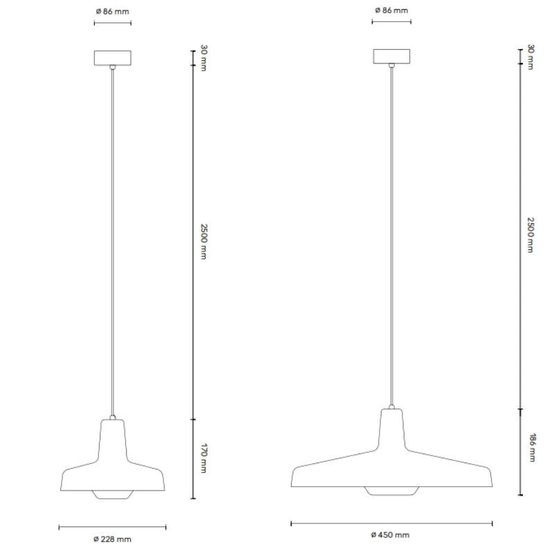 ARIGATO HANGLAMP - ZWART