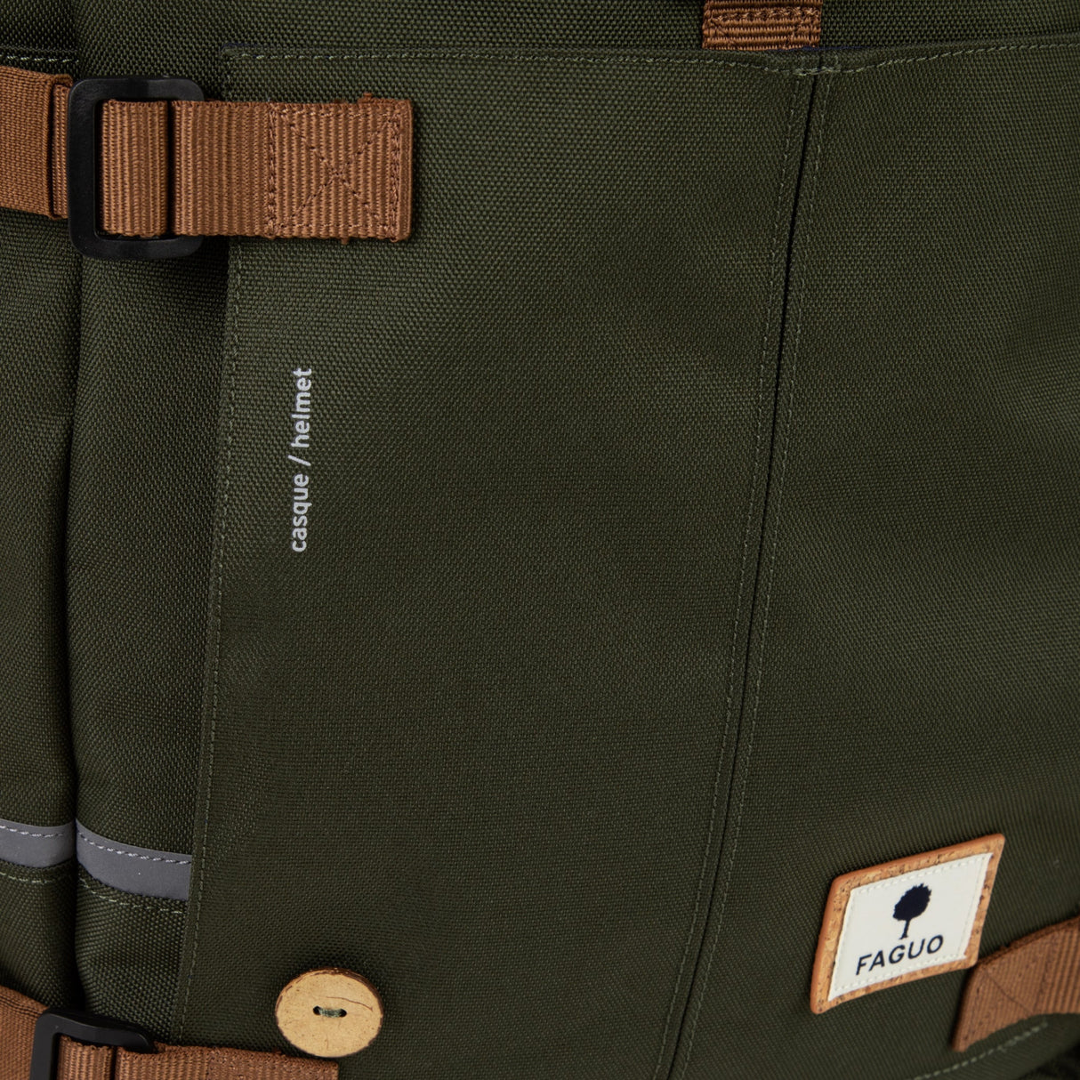 FAGUO RUGZAK BAG - KAKI GROEN