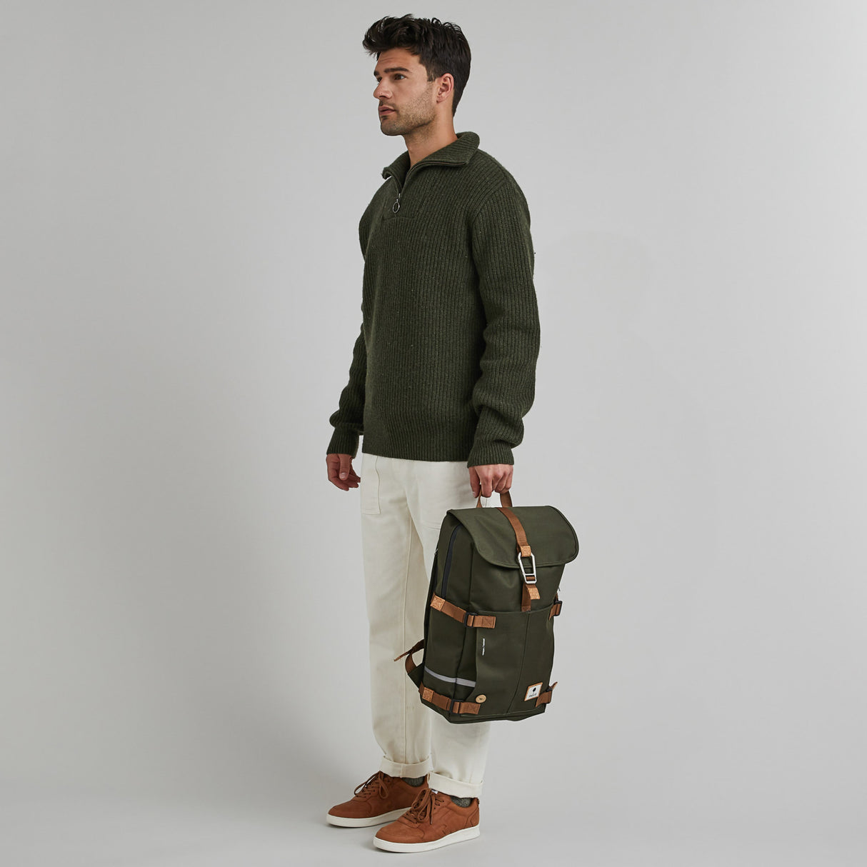 FAGUO RUGZAK BAG - KAKI GROEN