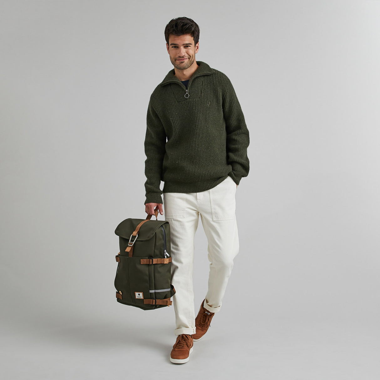 FAGUO RUGZAK BAG - KAKI GROEN