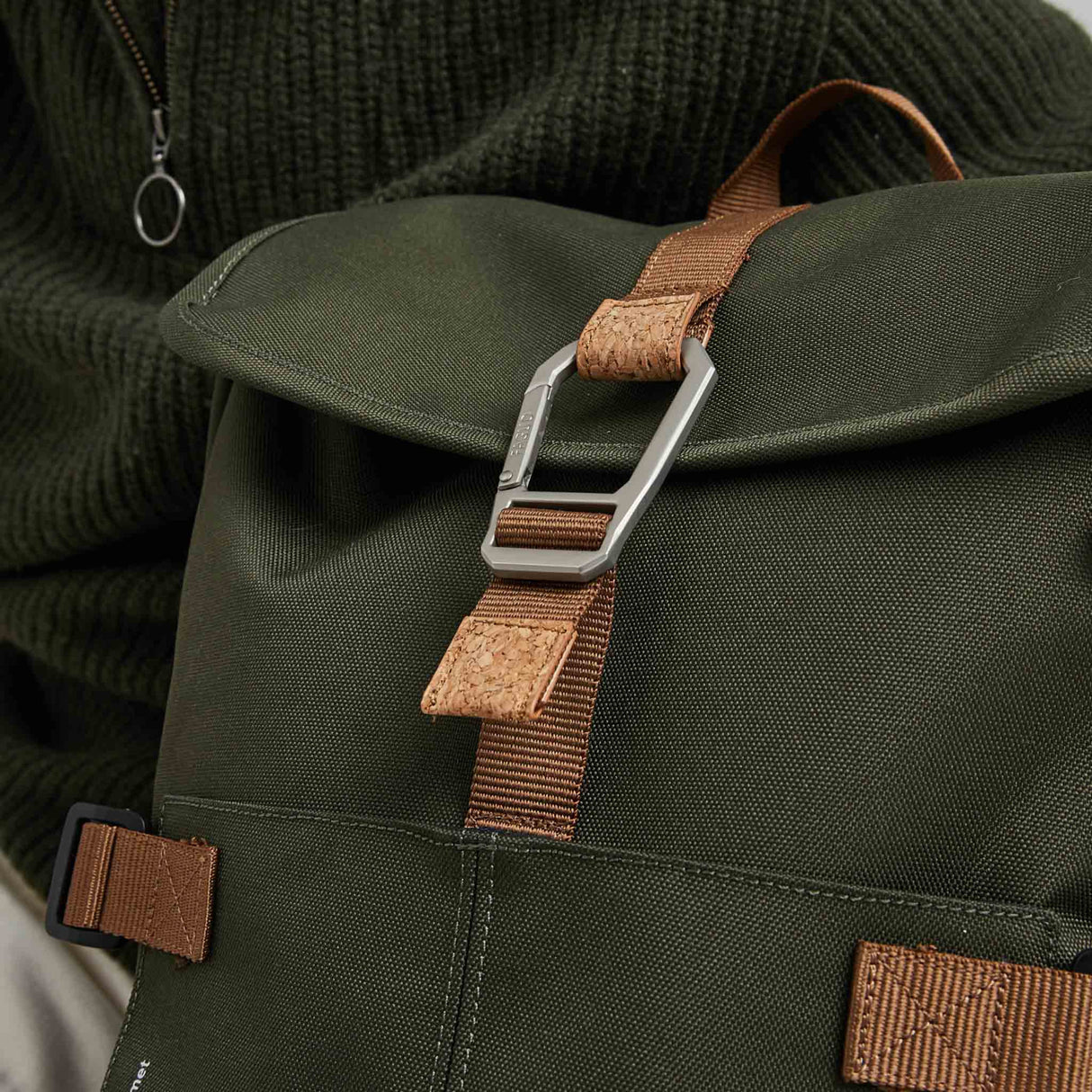 FAGUO RUGZAK BAG - KAKI GROEN