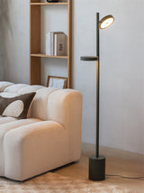 OKINAWA STAANDE LAMP - 2 SHADES - ASH GREEN