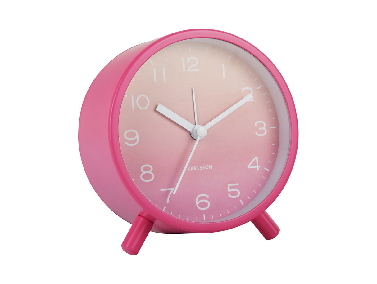 GRADIENT ALARM CLOCK - ROZE