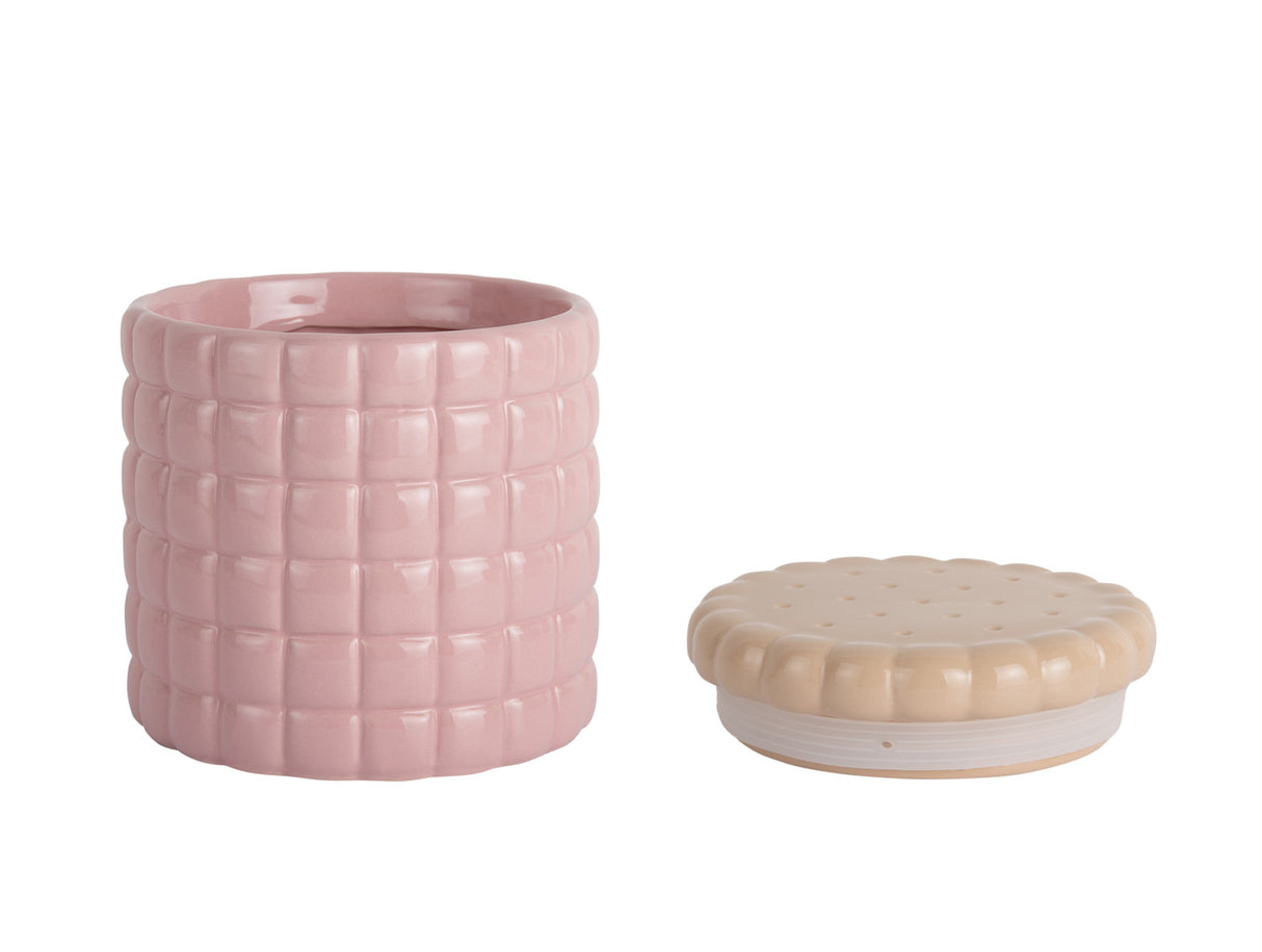 BISCUIT BOX - SOFT PINK