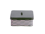 STORAGE BOX SALERNO - ALPINE GREEN/ SOFT PINK