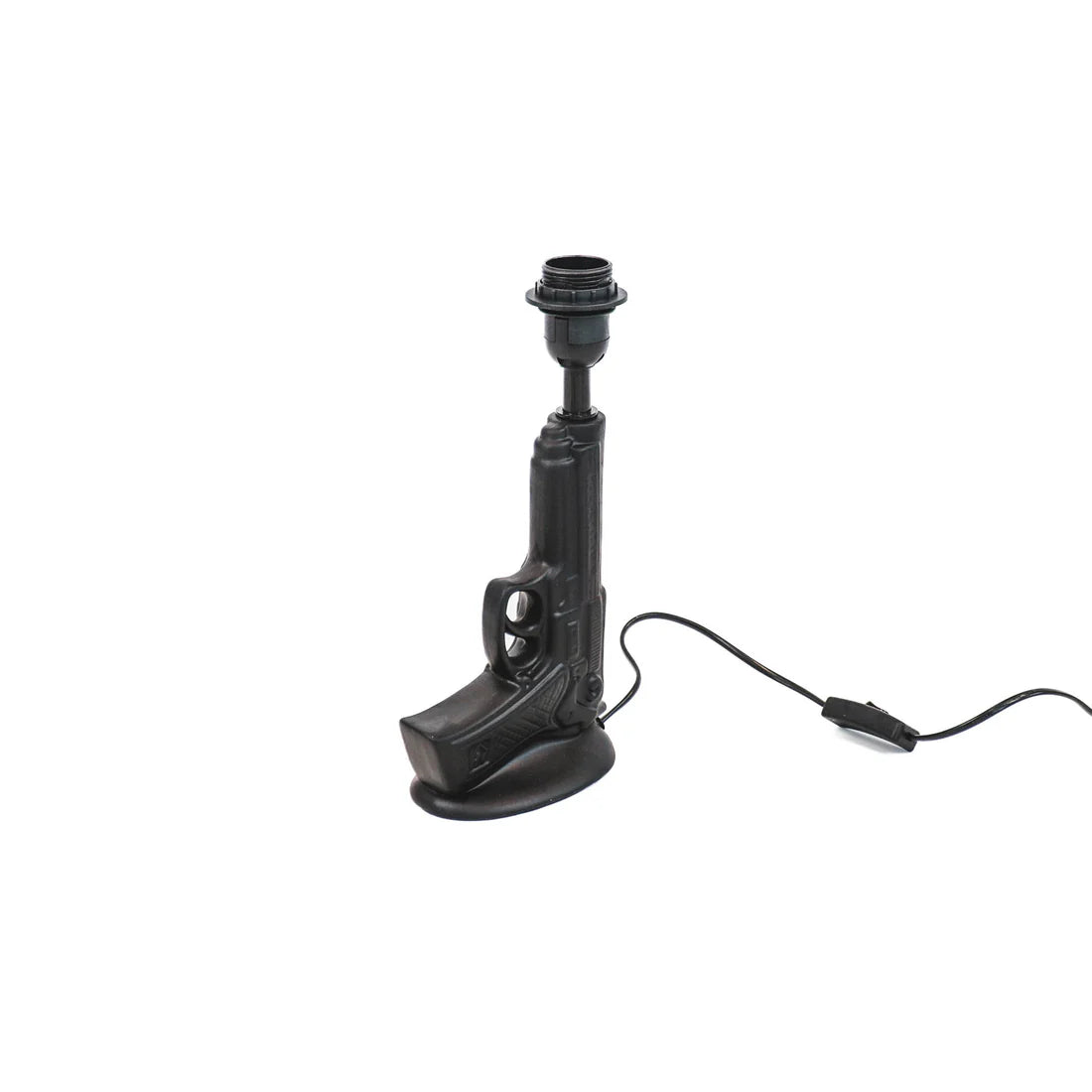 TABLE LAMP GUN BLACK