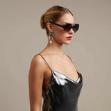 ZONNEBRIL EMMA - ZWART/ROZE