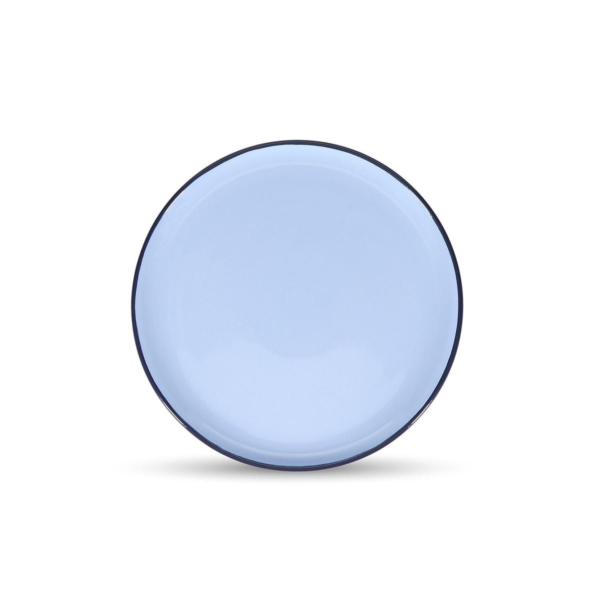 PLAT BORD 26 CM - DUO BLAUW
