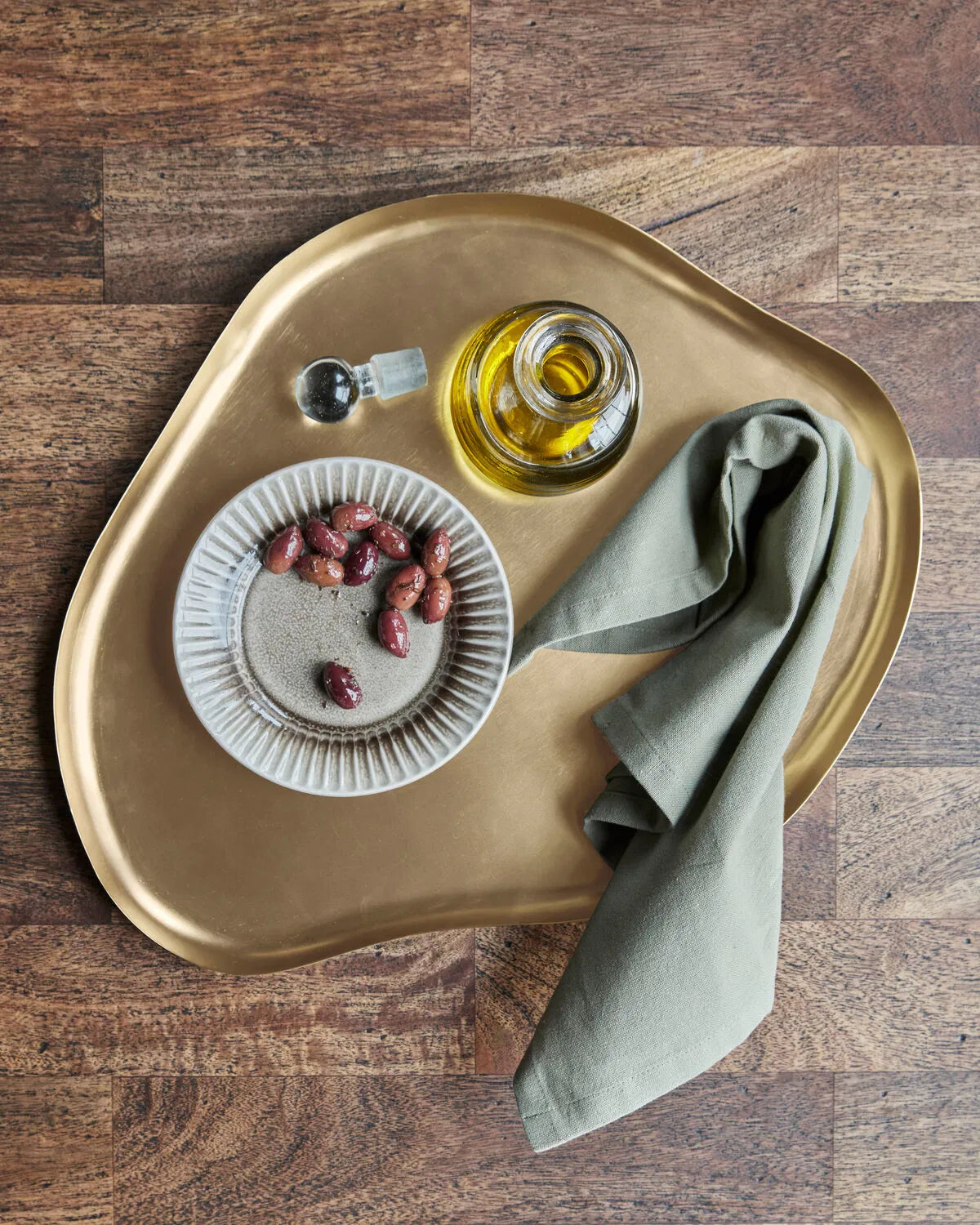 SEA TRAY - ANTIQUE BRASS