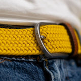 GEVLOCHTEN RIEM - JAUNE IMPERIAL
