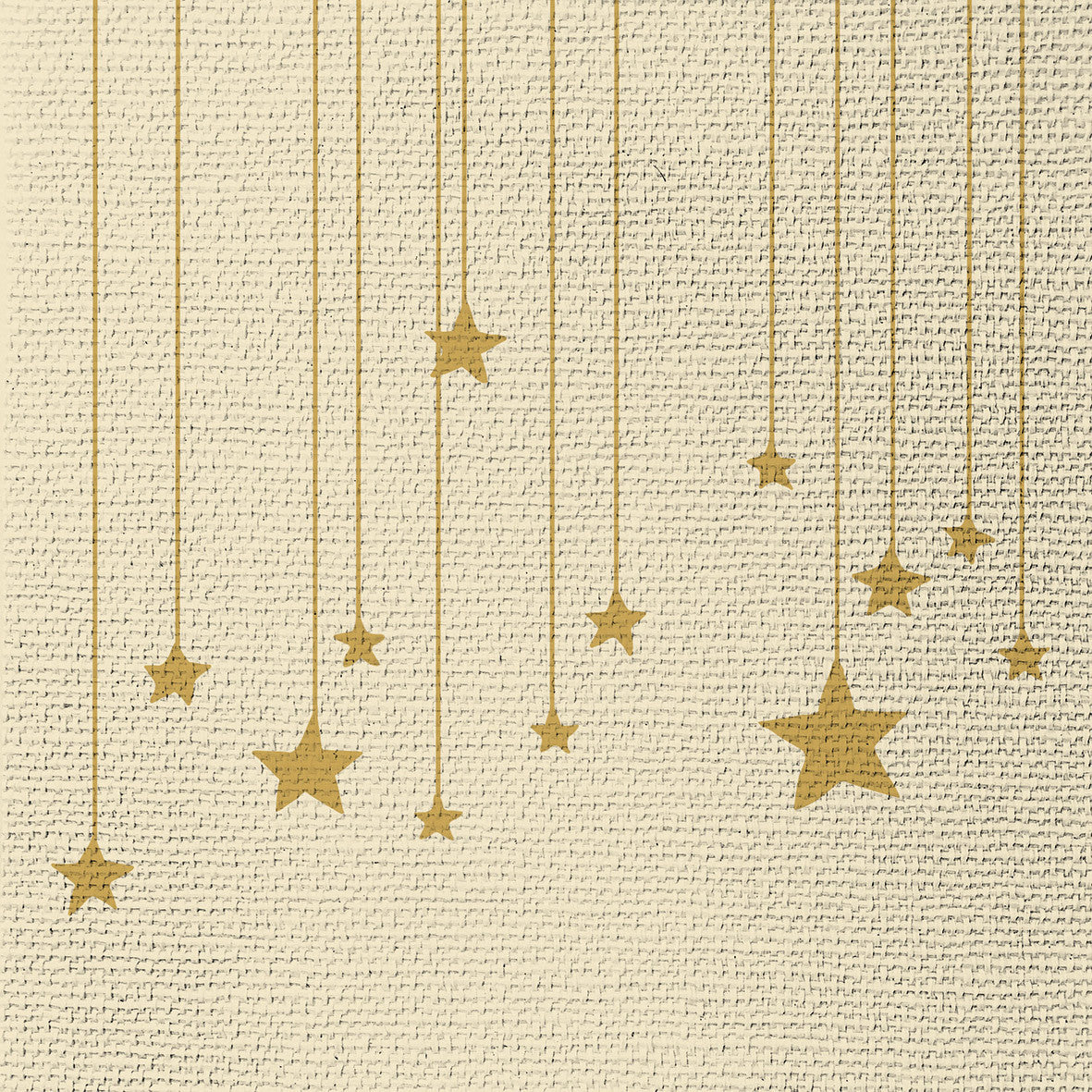 SERVETTEN - STARS ON CANVAS / OFF WHITE