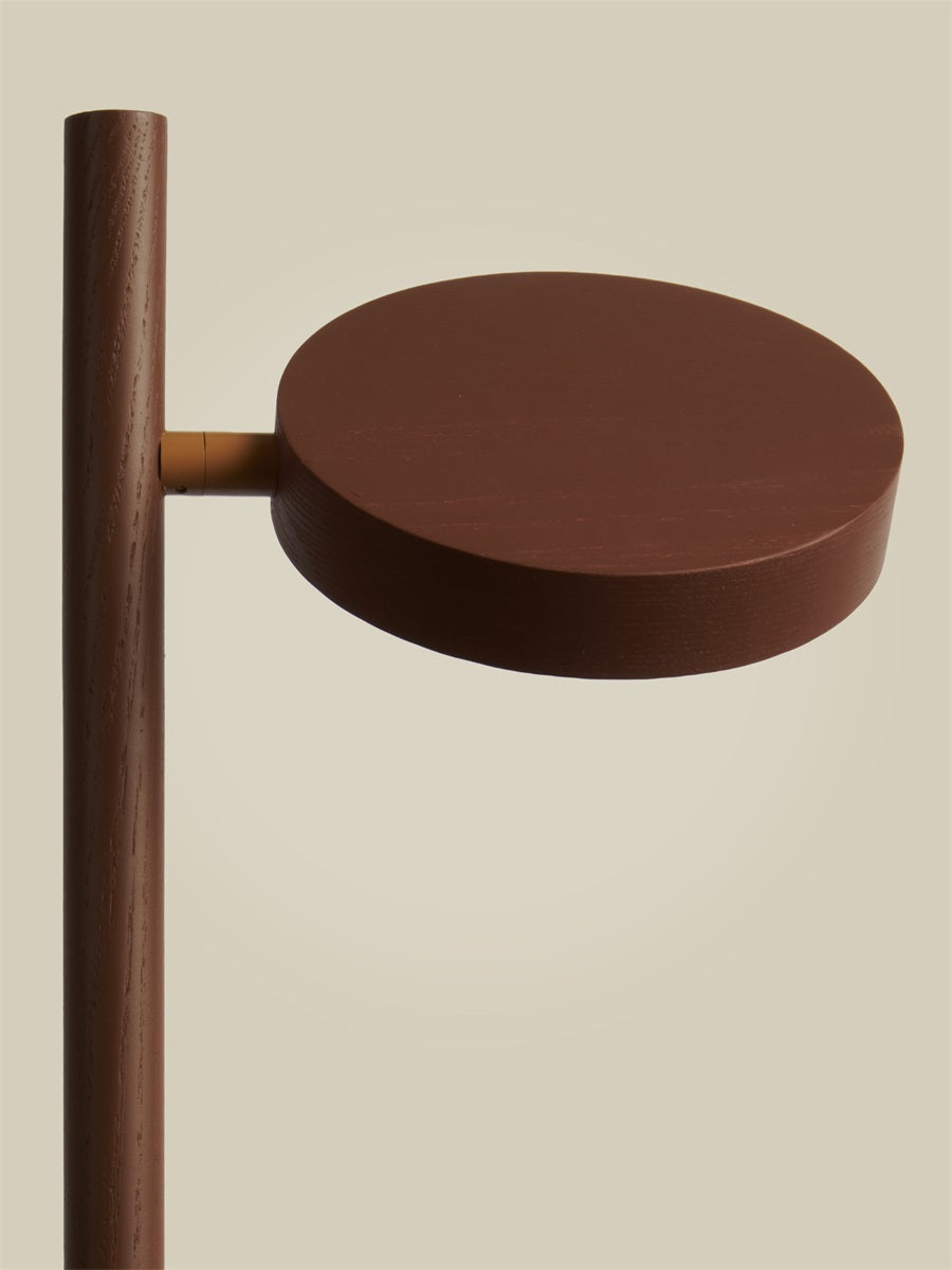 OKINAWA STAANDE LAMP - 1 SHADE - ASH TERRA BROWN