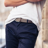 GEVLOCHTEN RIEM - TAUPE
