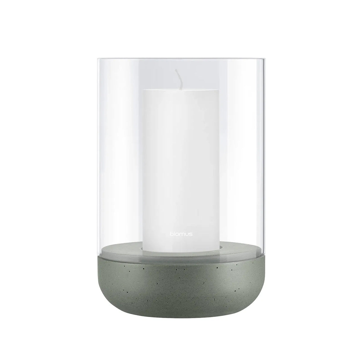 CALMA THEELICHTHOUDER LARGE - AGAVE GREEN