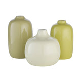 CEOLA SET VAN 3 MINI VAASJES - YELLOW