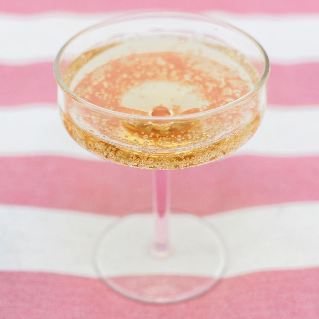 FIZZ SET VAN 2 CHAMPAGNE COUPES - ROZE