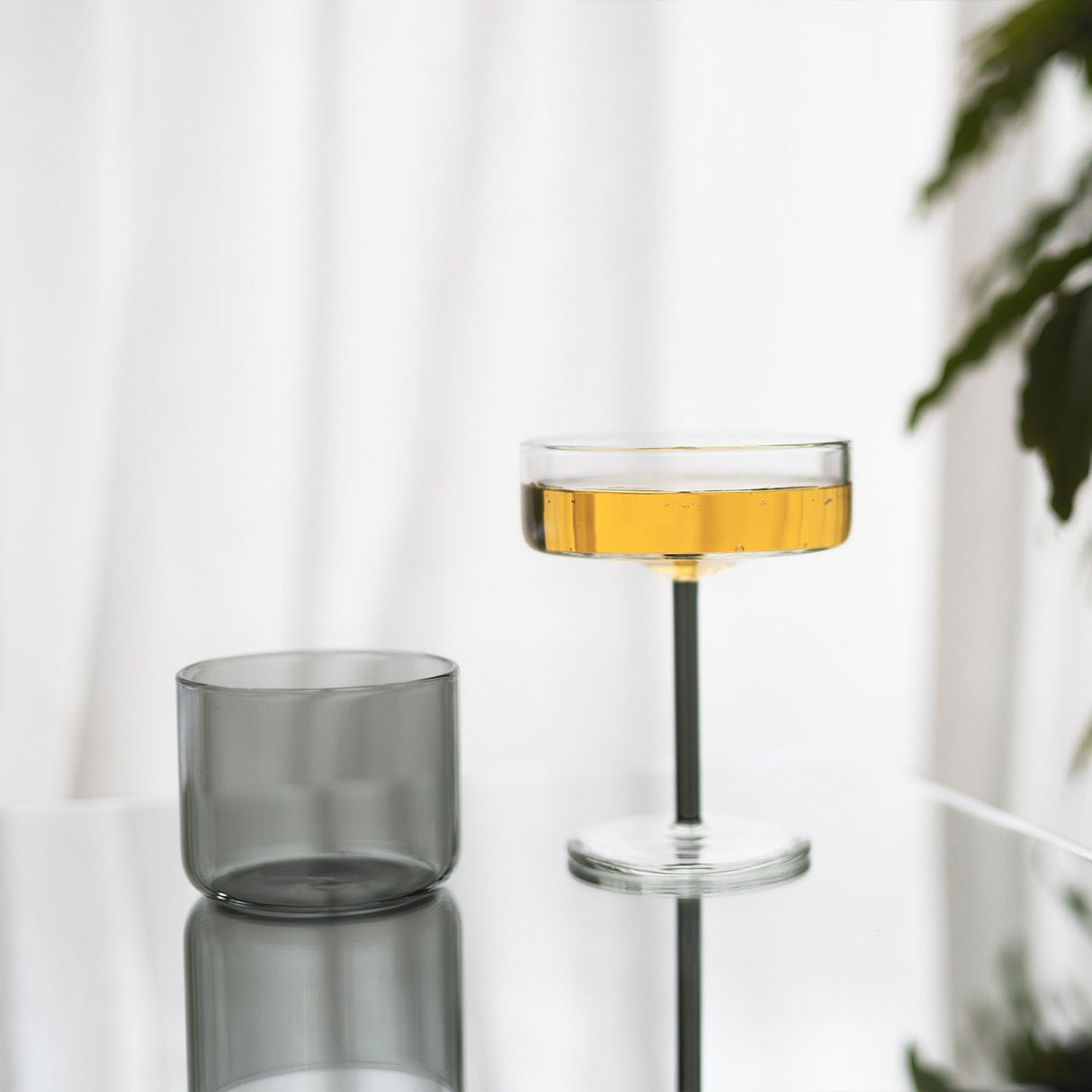 FIZZ SET VAN 4 GLAZEN - GRIJS