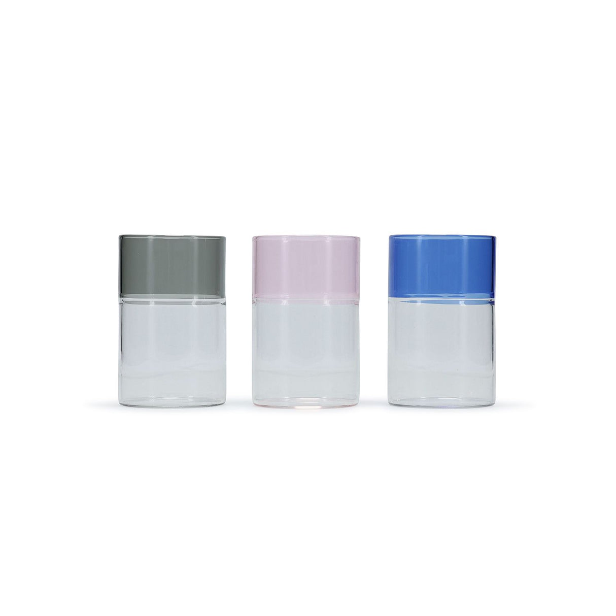 CRUSE SET VAN 2 GLAZEN - BLAUIW