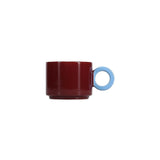 MOK LOU - BURGUNDY / LIGHT BLUE