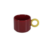 MOK LOU - BURGUNDY / MUSTARD YELLOW