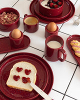 SERVEERSCHAAL FIKA S - BURGUNDY