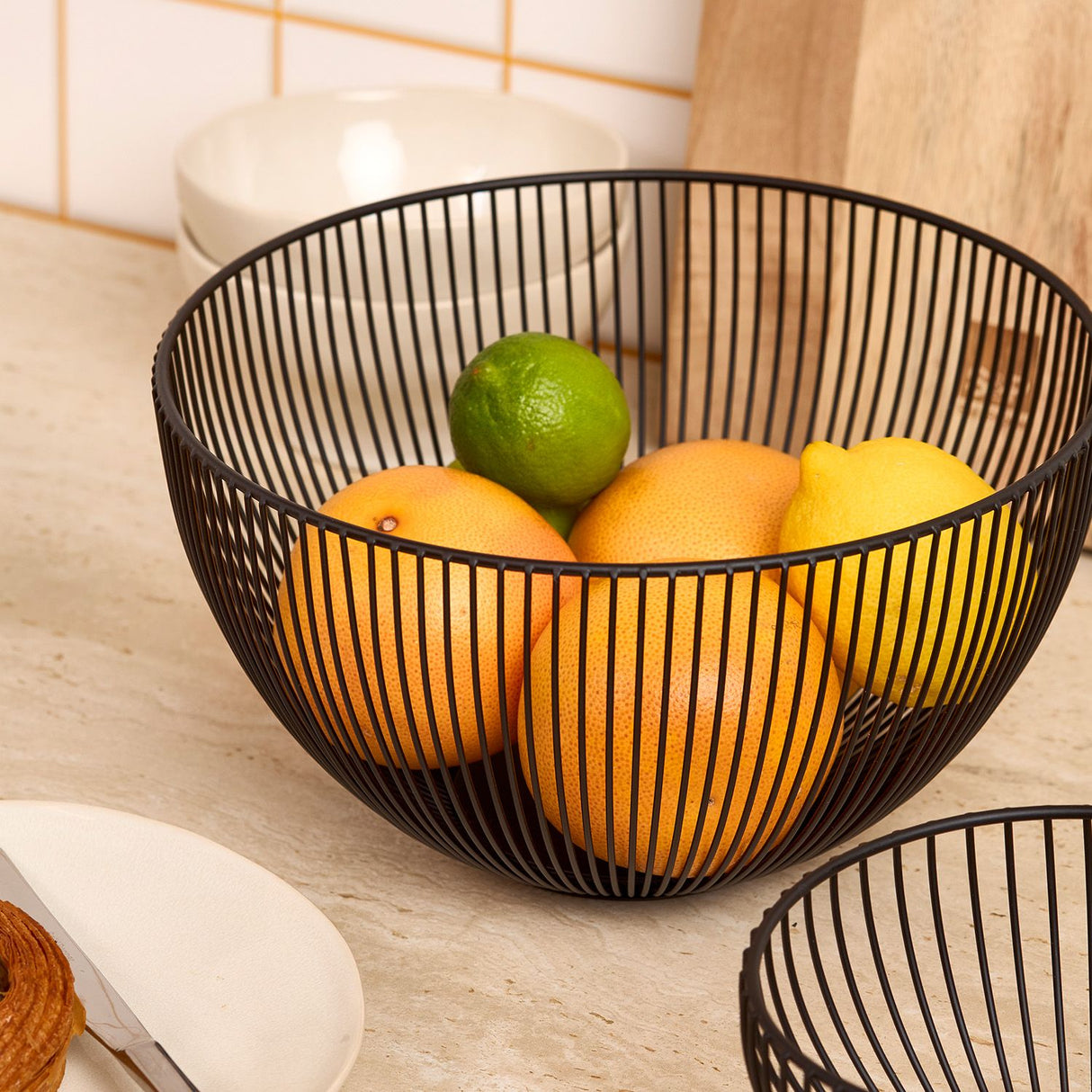 DRAADMAND ZWART - HOOG