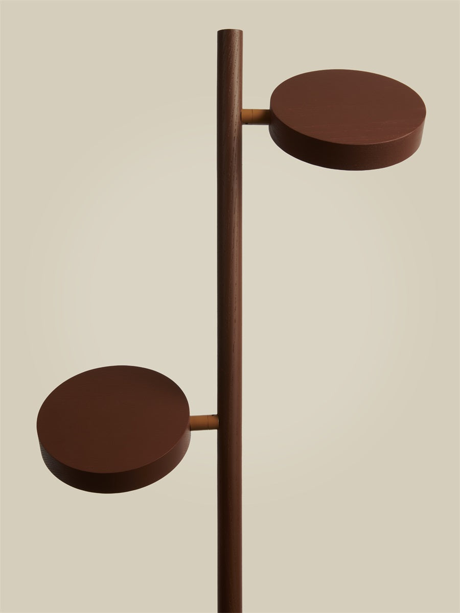 OKINAWA STAANDE LAMP - 2 SHADES - ASH TERRA BROWN