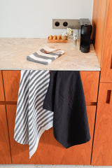 SET/3 KEUKENHANDDOEK MARRA - ZWART