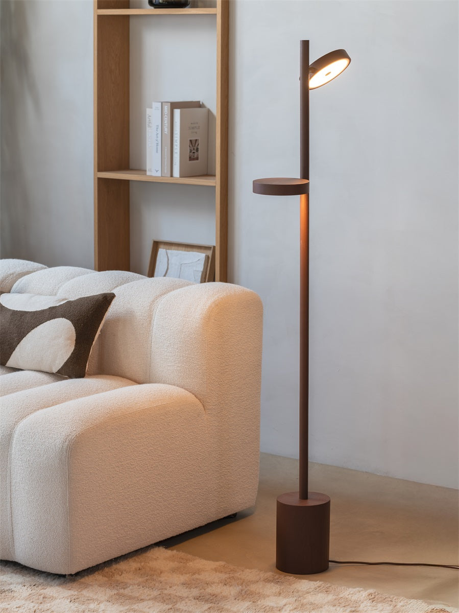 OKINAWA STAANDE LAMP - 2 SHADES - ASH TERRA BROWN