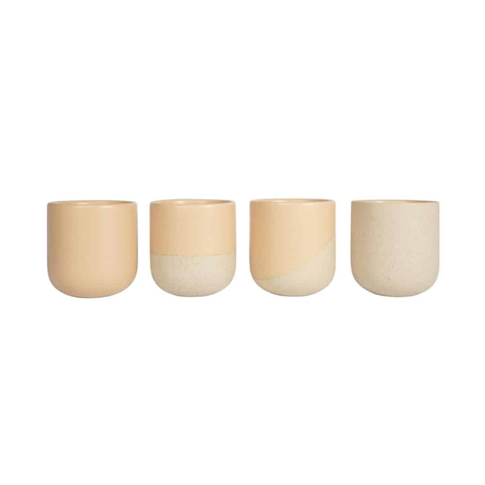 SET ReClay Coffee mugs - LATTE