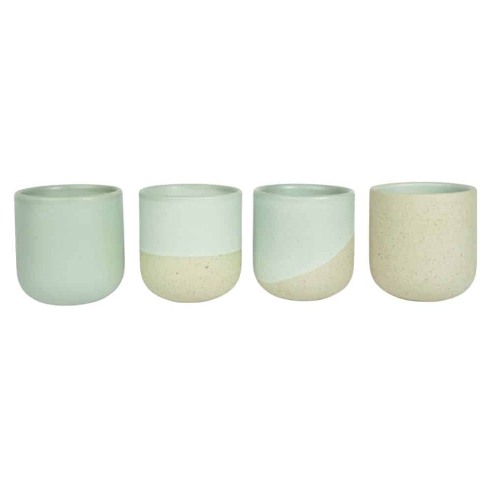 SET ReClay LATTE mugs - MINT