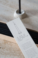 MINI MINDFUL MOMENT + 7 ZWARTE KAARSJES